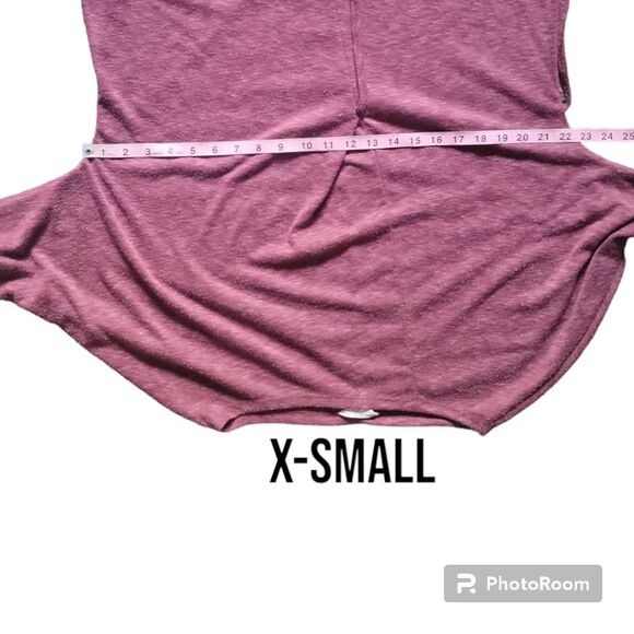 COZY LONG SLEEVE KNIT WRAP DRESS IN RED SYRAH HEATHER - S - Picture 6 of 8